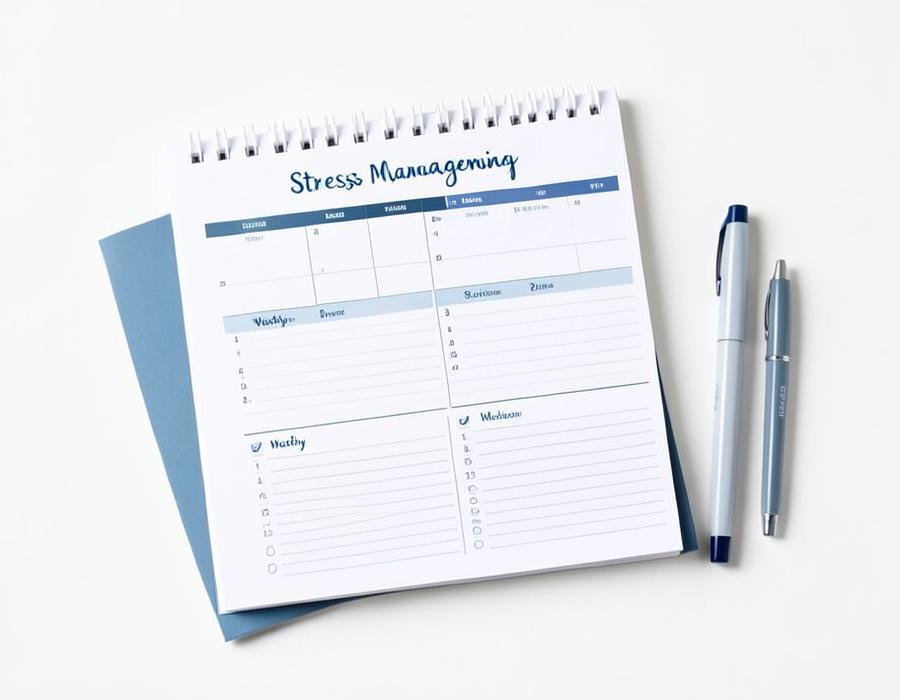 Product packaging of Stressmanagement-Planer – Mindfulness & Stress